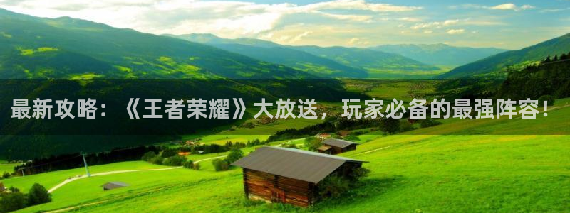 长征娱乐下载：最新攻略：《王者荣耀》大放送，玩家必备的最强阵
