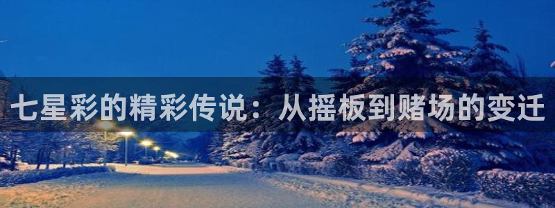 黑白直播免费高清看球神器：七星彩的精彩传说：从摇板到赌场的变迁